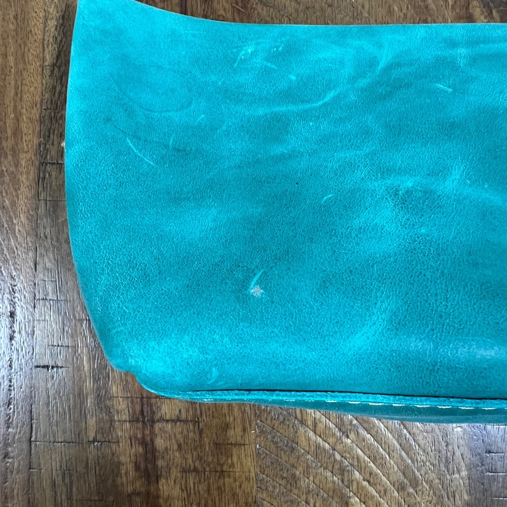 VGUC Portland Leather Goods Reef Classic Large Leather Makeup Bag - Picture 5 of 6